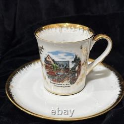 Vintage Demitasse 6 Cups / 6 Saucers-Set Bavaria W. Germany & Occupied Japan