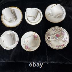 Vintage Demitasse 6 Cups / 6 Saucers-Set Bavaria W. Germany & Occupied Japan
