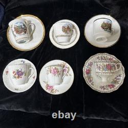 Vintage Demitasse 6 Cups / 6 Saucers-Set Bavaria W. Germany & Occupied Japan
