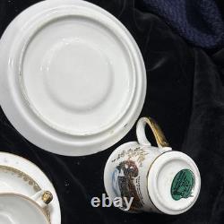 Vintage Demitasse 6 Cups / 6 Saucers-Set Bavaria W. Germany & Occupied Japan