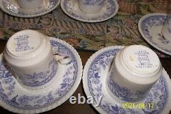 Vintage Demitasse Cups & Saucers (6) Spode China Mayflower