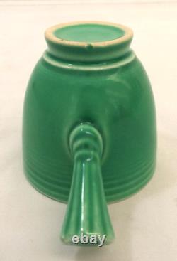 Vintage Fiesta HLC Older Demitasse Cup & Saucer Lot Of 6 Stick Handle Green USA