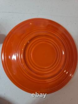 Vintage Fiesta Ware Green Demitasse Coffee Pot & 6 Demitasse Cups & Saucers Vintage Fiesta Ware Green Demitasse Coffee Pot & 6 Demitasse Cups & Saucers