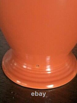 Vintage Fiestaware Red Demitasse Pot with Six Cups & Saucers