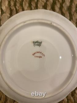 Vintage Haviland & Co. Limoges Chocolate Pot And 5 Demitasse Cups And Saucers