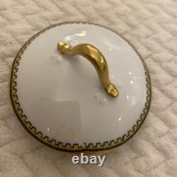Vintage Haviland & Co. Limoges Chocolate Pot And 5 Demitasse Cups And Saucers
