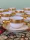 Vintage Lenox Gold Demitasse Espresso Cups & Saucers Set 10 Usa