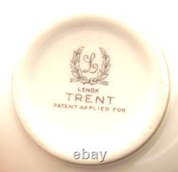 Vintage Lenox Group Of 4 Demitasse Cups And Plates Saucers Tea Set Trent Pattern