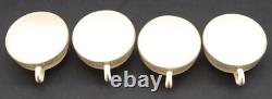 Vintage Lenox Group Of 4 Demitasse Cups And Plates Saucers Tea Set Trent Pattern
