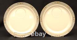 Vintage Lenox Group Of 4 Demitasse Cups And Plates Saucers Tea Set Trent Pattern