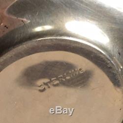 Vintage Lenox Sterling Silver Demitasse Cups Saucers Set Of 6