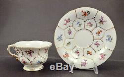 Vintage Meissen Demitasse Cup & Saucer