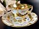 Vintage Meissen Gold/white/floral Demitasse Cup & Saucer First Quality