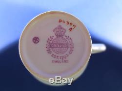 Vintage Minton Rose A4807 Bone China Demitasse Cups & Saucers (Set of 8), 1920s