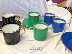 Vintage NORITAKE DEMITASSE Espresso Cups 12 CUPS 11 SAUCERS LOOK LOOK LOOK