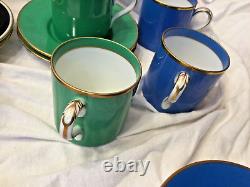 Vintage NORITAKE DEMITASSE Espresso Cups 12 CUPS 11 SAUCERS LOOK LOOK LOOK