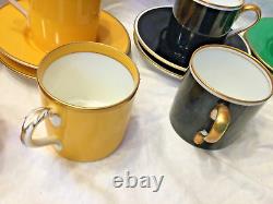 Vintage NORITAKE DEMITASSE Espresso Cups 12 CUPS 11 SAUCERS LOOK LOOK LOOK