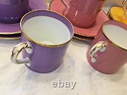 Vintage NORITAKE DEMITASSE Espresso Cups 12 CUPS 11 SAUCERS LOOK LOOK LOOK