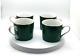 Vintage Neiman Marcus Malachite Demitasse Cup And Saucers Set Of 4