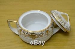 Vintage Noritake #175 Nippon China Demitasse Tea cups Saucer Set Cream Sugar