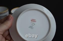 Vintage PAIR RICHARD GINORI DEMITASSE CUP & SAUCER ITALIAN LANDSCAPE (2) Sets