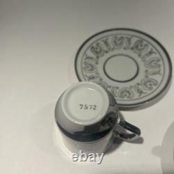 Vintage Porcelain China Japan Espresso Demitasse Cup & Saucer Set Of 4