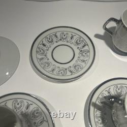 Vintage Porcelain China Japan Espresso Demitasse Cup & Saucer Set Of 4