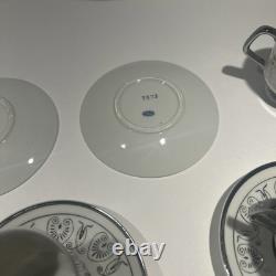 Vintage Porcelain China Japan Espresso Demitasse Cup & Saucer Set Of 4