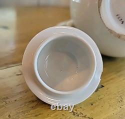 Vintage Porcelain Demitasse Tea Set Nymphenburg W Germany Handpainted 13 Pieces