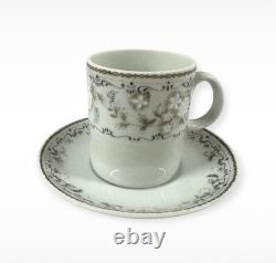 Vintage Porcelana Steatita Brazil Demitasse Cups & Saucers Set of 8