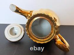 Vintage RW Bavaria Gold Porcelain Demitasse Tea Set for 6, Rudolf Wachter