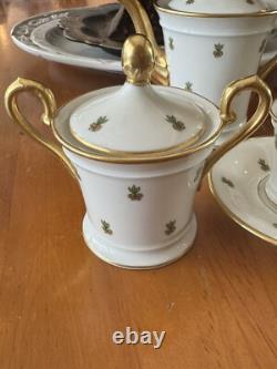 Vintage Raynaud & Co. French Limoges 6 Piece Chocolate Demitasse Set
