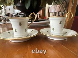 Vintage Raynaud & Co. French Limoges 6 Piece Chocolate Demitasse Set