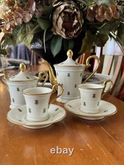 Vintage Raynaud & Co. French Limoges 6 Piece Chocolate Demitasse Set