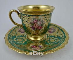Vintage Rosenthal Demitasse Cup & Saucer, Roses