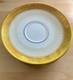 Vintage Rosenthal Selb Bavaria Demitasse Saucer White With Ornate Gold Rim