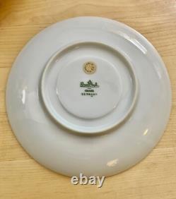 Vintage Rosenthal Selb Bavaria Demitasse Saucer White with Ornate Gold Rim