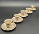 Vintage Rosenthal Vienna Ivory Set Of 5 Demitasse Tea Cup & Saucer Set