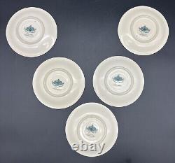 Vintage Rosenthal Vienna Ivory Set Of 5 Demitasse Tea Cup & Saucer Set