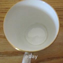 Vintage Royal Crown Derby Lily Demitasse Cups & Saucers 2 Cups 3 Saucers