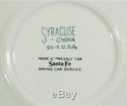 Vintage Santa Fe Railroad Mimbreno Demitasse Cup Saucer China Dining Car AT&SF