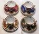 Vintage Schumann Bavaria Demitasse Cup & Saucer Gold Trim And Floral, 4.5