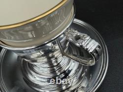 Vintage Set 8 Royal Danish by Intern'l Sterling Demitasse Cups Saucers Liners