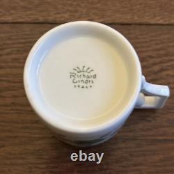 Vintage Set Of 6 Richard Ginori Demitasse Cups And Saucers Bowls Italy Floral
