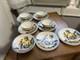 Vintage Set Of Vernon Kilns Salamina Rockwell Kent Demitasse Cups & Saucers 11pc