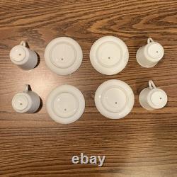 Vintage Set of 4 Shafford JSC Japan Espresso Demitasse Cups & Saucers Colorful