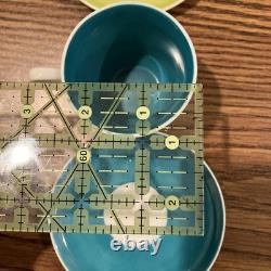 Vintage Set of 4 Shafford JSC Japan Espresso Demitasse Cups & Saucers Colorful