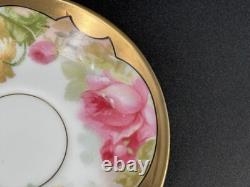 Vintage Set of (5) Empire China Austria Rose & Floral Demitasse Cups & Saucers