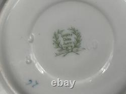 Vintage Set of (5) Empire China Austria Rose & Floral Demitasse Cups & Saucers