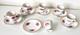 Vintage Set Of 6 Floral Yong Sheng Porcelain Co. Demitasse Cup Saucer Gold Rim